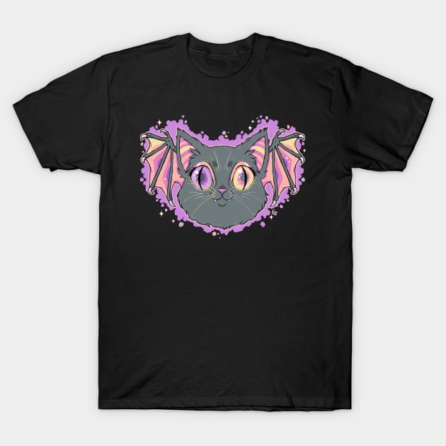 Cat Bat T-Shirt by DajonAcevedo